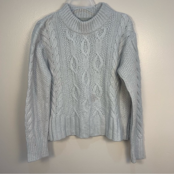 Everlane Cloud Cable Knit Alpaca Wool Blend Crew Neck Sweater - Picture 14 of 14